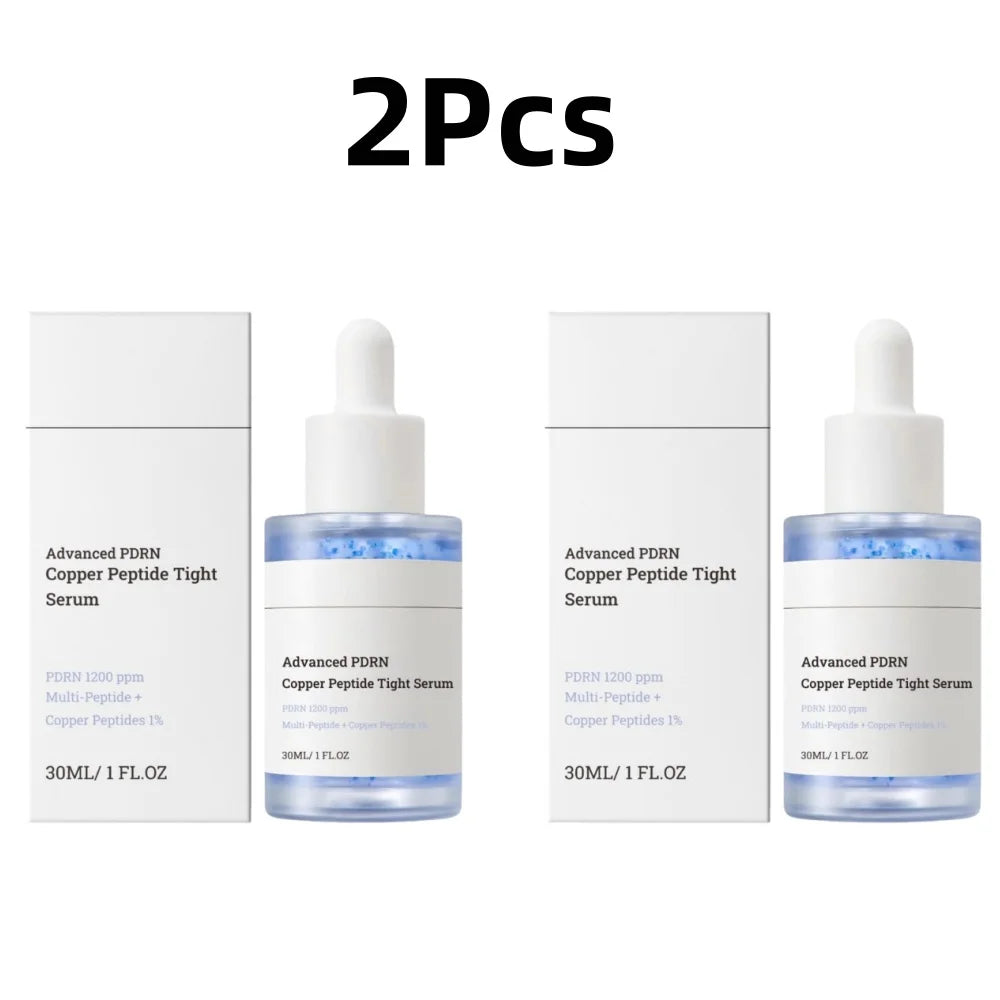 Copper Peptide Face Serum Anti Aging Wrinkle Removal PDRN Essence Skin Tightening Moisturizing Facial Serum 30ml Skin Care