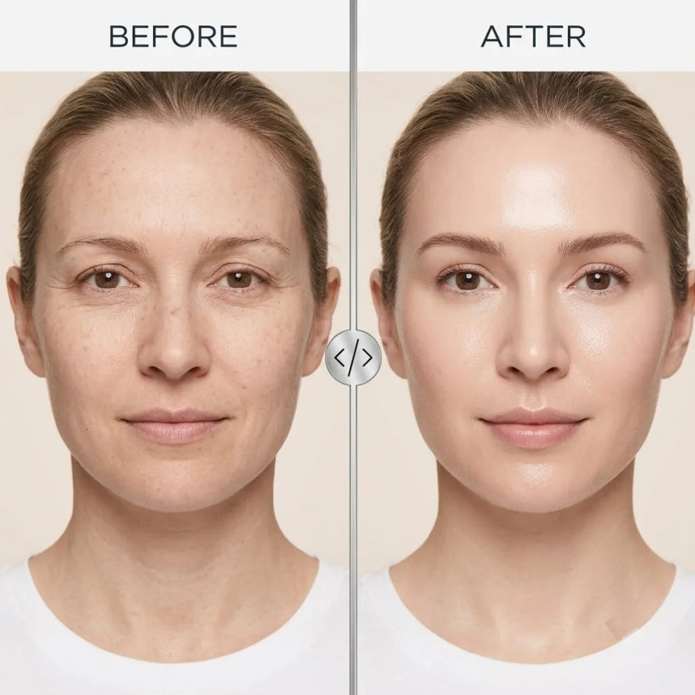 Copper Peptide Face Serum Anti Aging Wrinkle Removal PDRN Essence Skin Tightening Moisturizing Facial Serum 30ml Skin Care