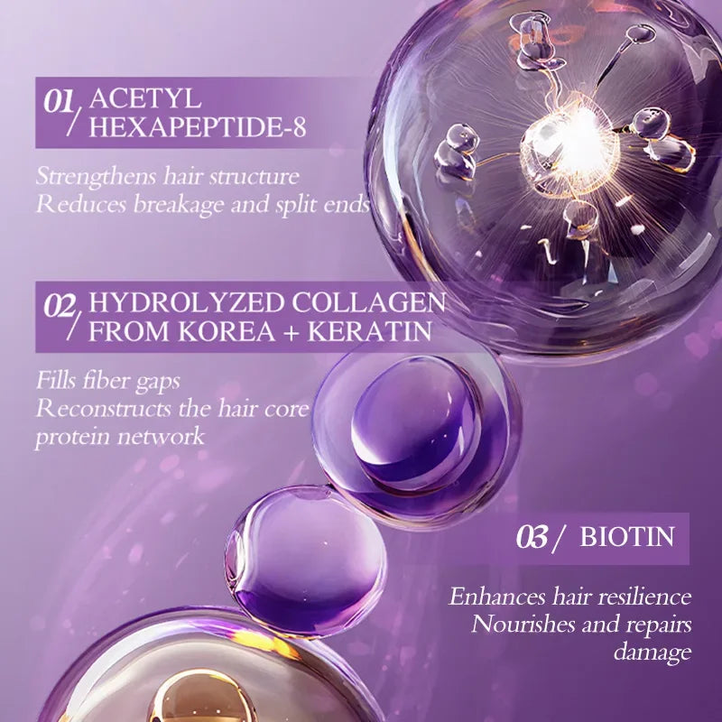 Keratin Hair Mask 5 Seconds Repair Damaged Frizzy Hair Soft Smooth Shiny Nutrition Deep Moisturize Nourishing Hair Care