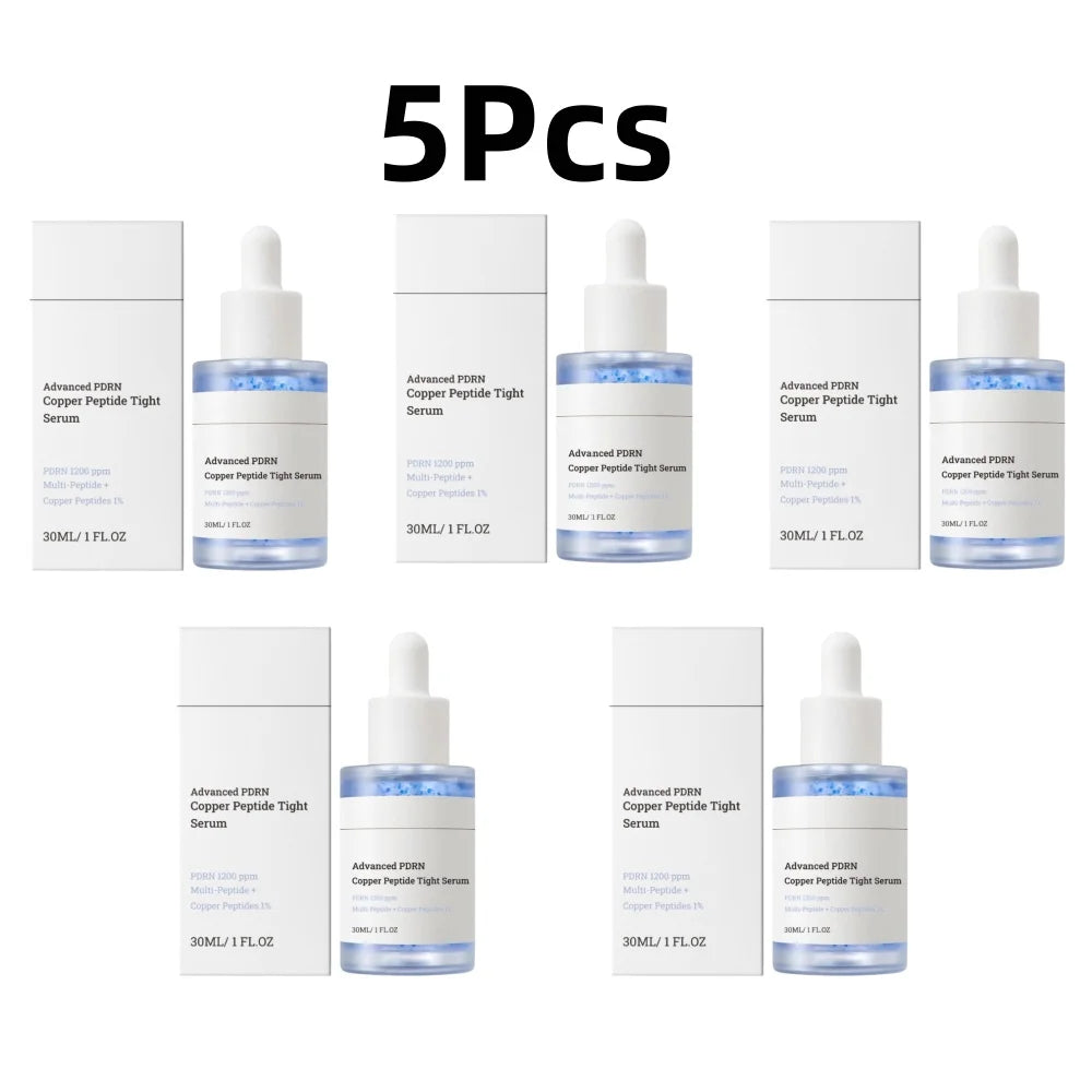 Copper Peptide Face Serum Anti Aging Wrinkle Removal PDRN Essence Skin Tightening Moisturizing Facial Serum 30ml Skin Care