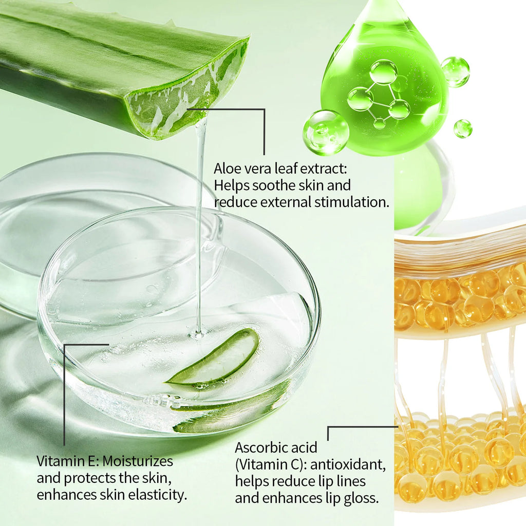 Eelhoe Aloe Vera Skin Care Series Fade Fine Lines Light Weight Improving Elasticity Nourishing Hydrating Facial Moisturizing Set
