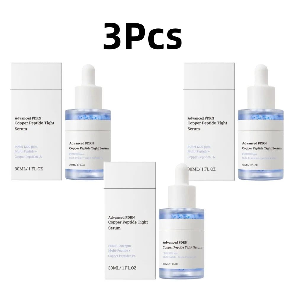 Copper Peptide Face Serum Anti Aging Wrinkle Removal PDRN Essence Skin Tightening Moisturizing Facial Serum 30ml Skin Care