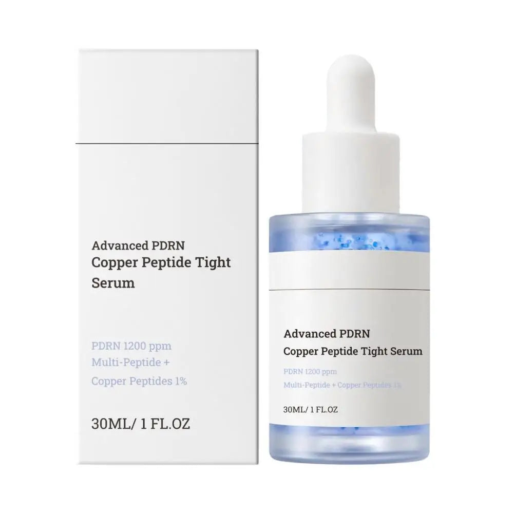 Copper Peptide Face Serum Anti Aging Wrinkle Removal PDRN Essence Skin Tightening Moisturizing Facial Serum 30ml Skin Care